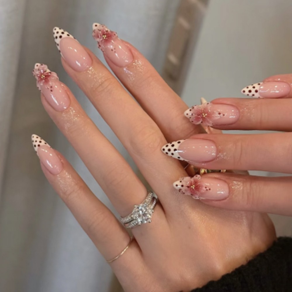Pressed Flower Art - 24pcs Nude Pink 3D Flower Press
