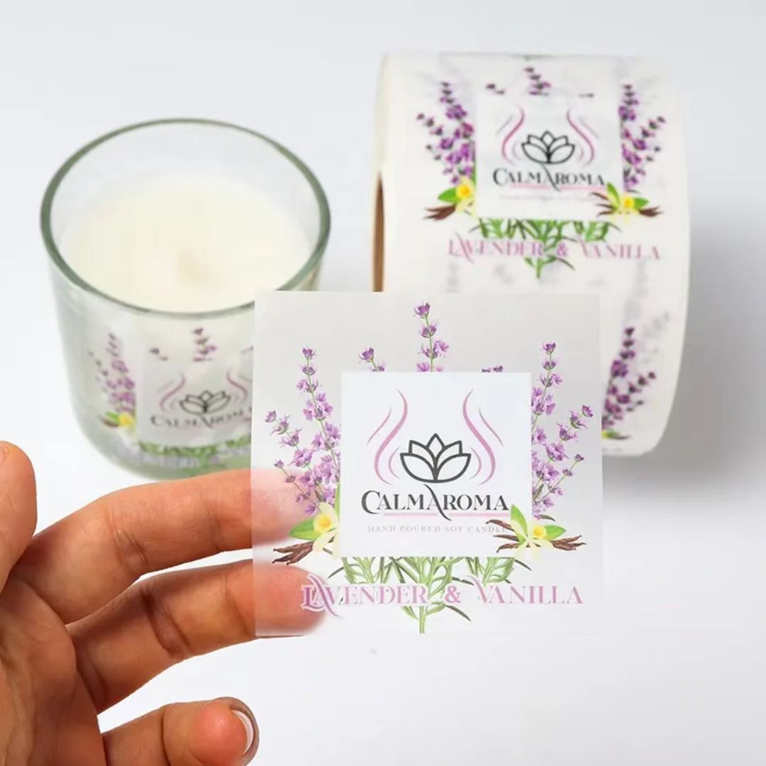Personalised Candle Label - Custom self-adhesive wax seal stickers, jar