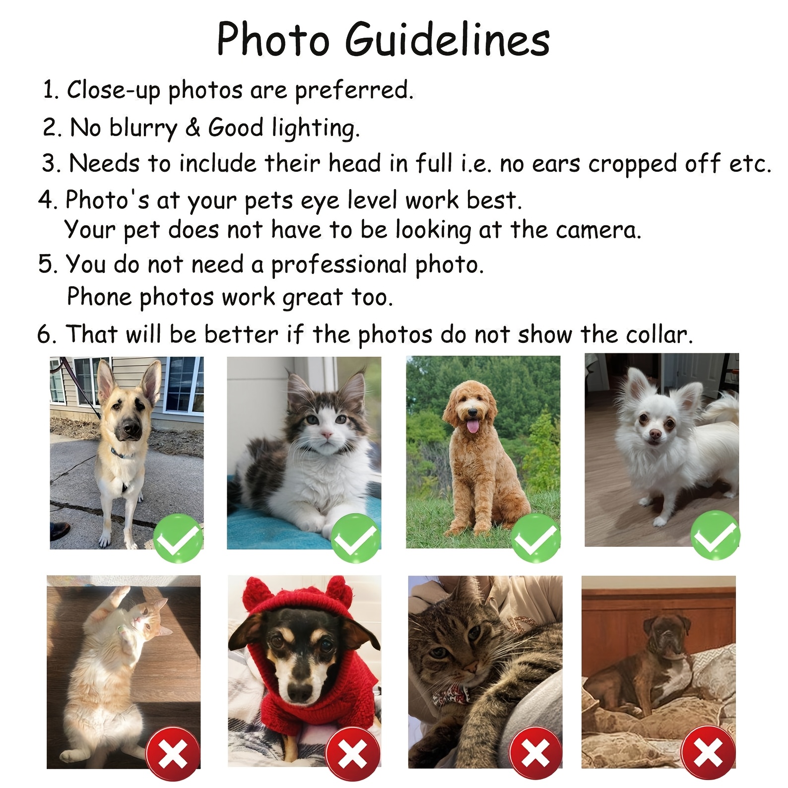 1PC Personalized Pet Head 2D I - đánh giá và giá Pet Portrait Custom