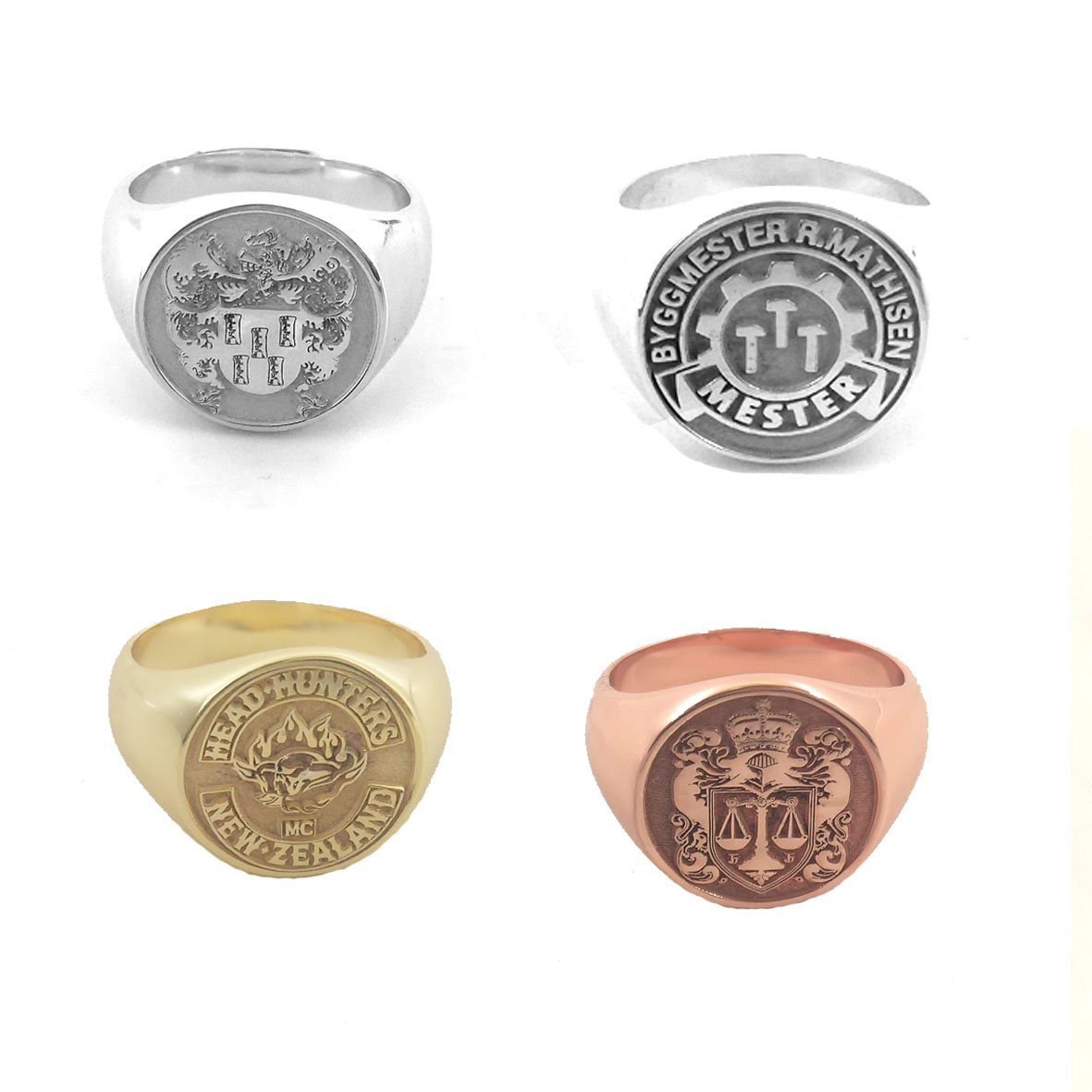 Custom Engraved 17mm Round Top - đánh giá và giá Initial Ring Custom