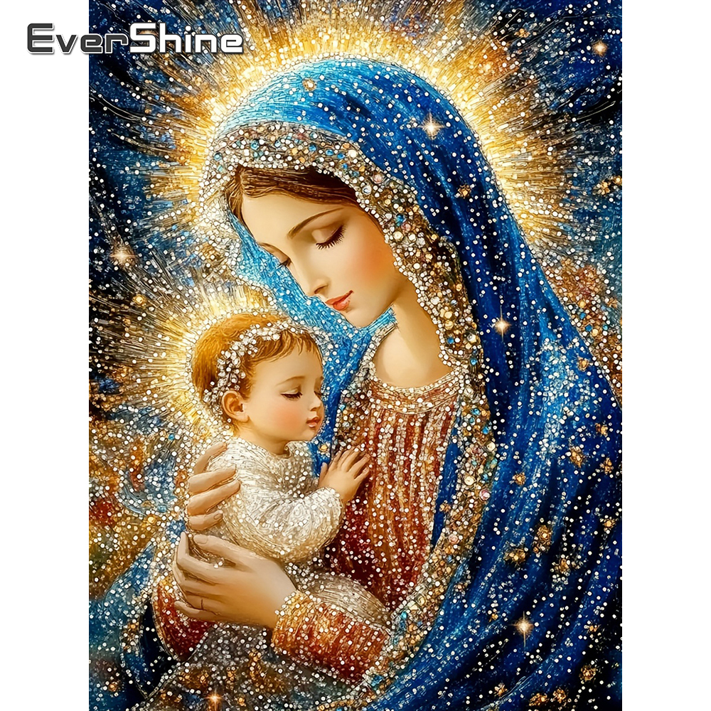 1PC frameless  Diamond Embroid - đánh giá và giá Photo Mosaic Print