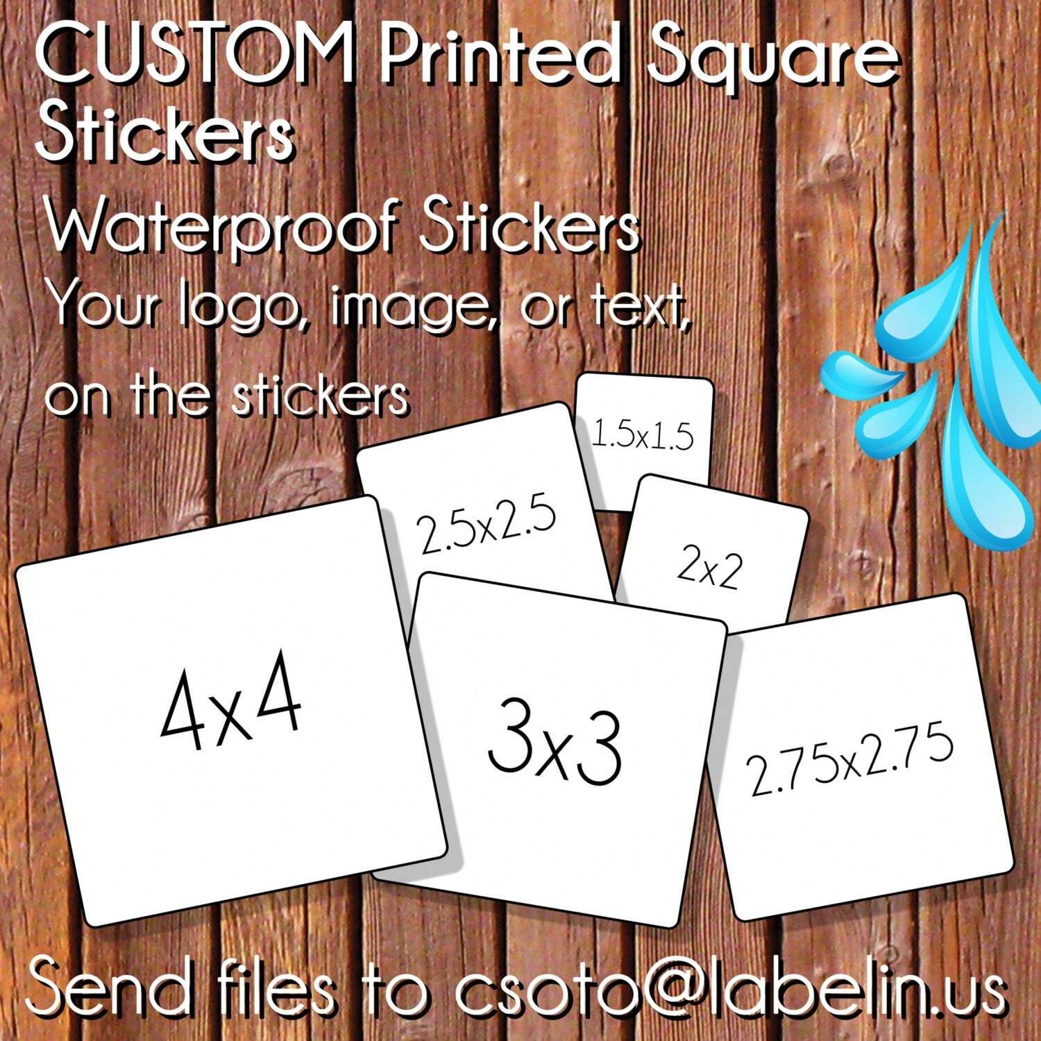 Custom stickers 4-8 cm persona - đánh giá và giá Personalised Candle Label