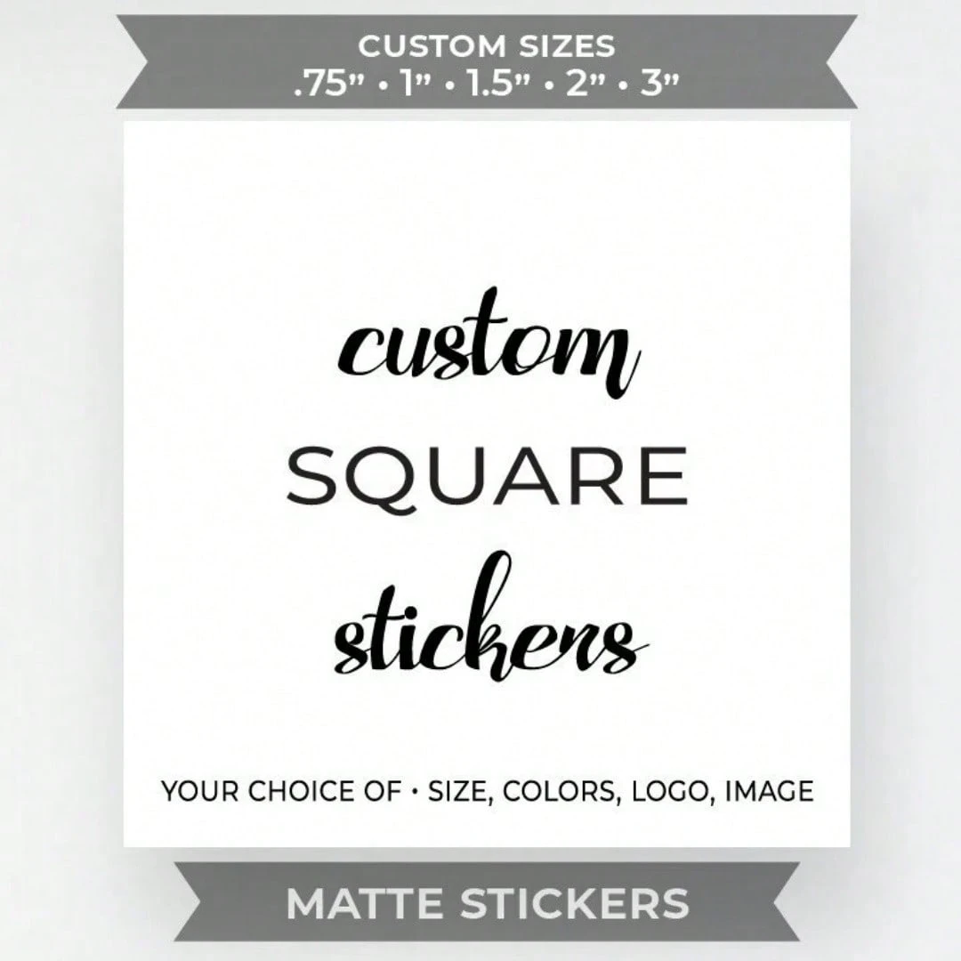 Custom stickers 4-8 cm persona - đánh giá và giá Personalised Candle Label