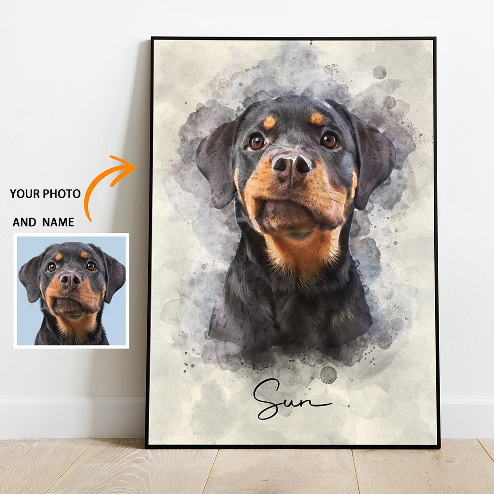 Personalized Pet Portraits Pho - đánh giá và giá Pet Portrait Custom