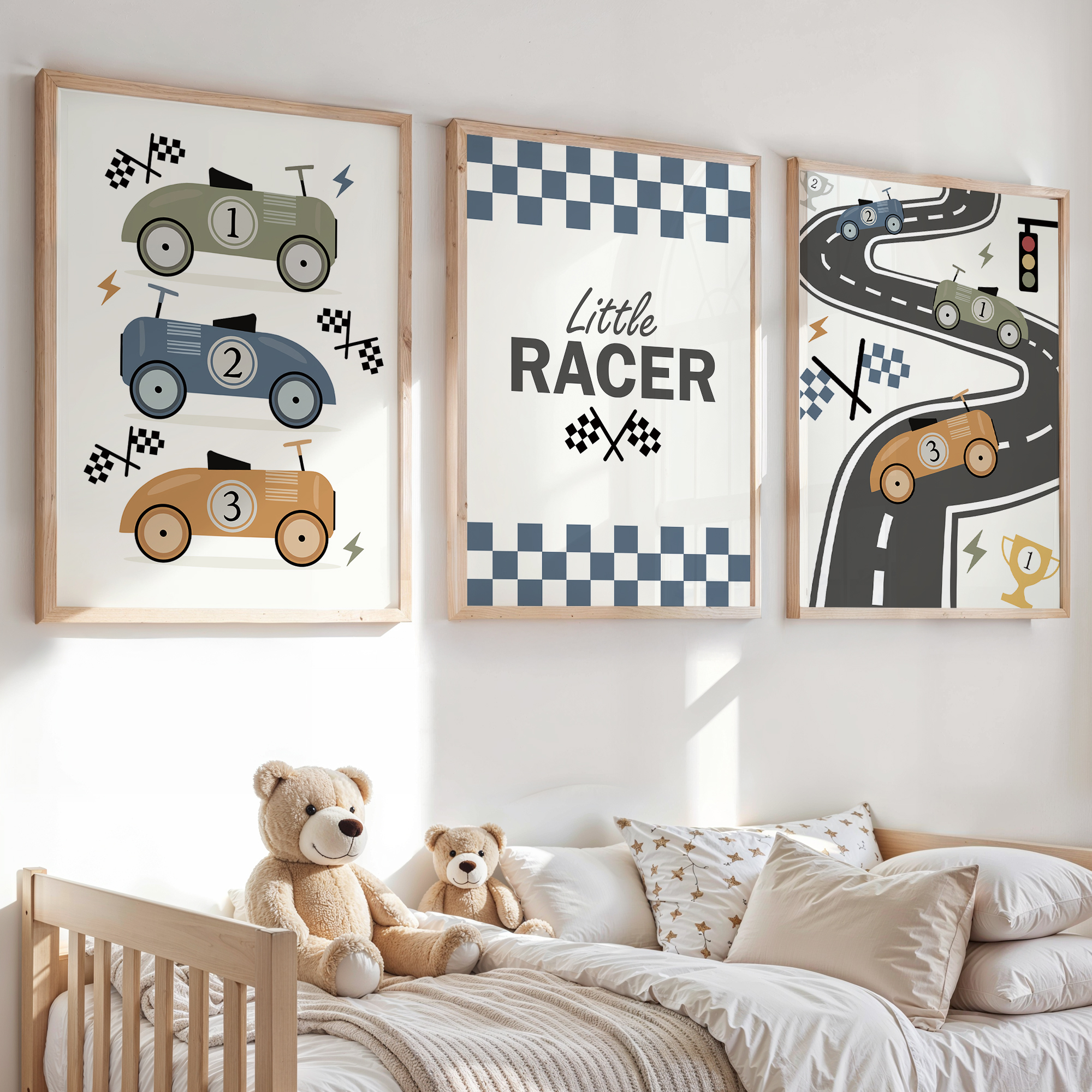 3pcs Minimalist,Cartoon Car Ra - đánh giá và giá Personalized Name Box