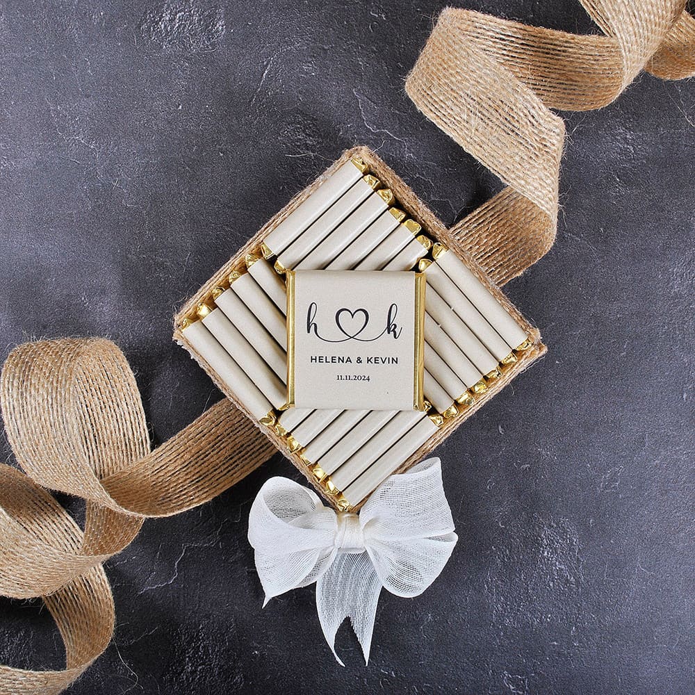 50pcs Wedding Chocolate Packin - đánh giá và giá Personalised Candle Label