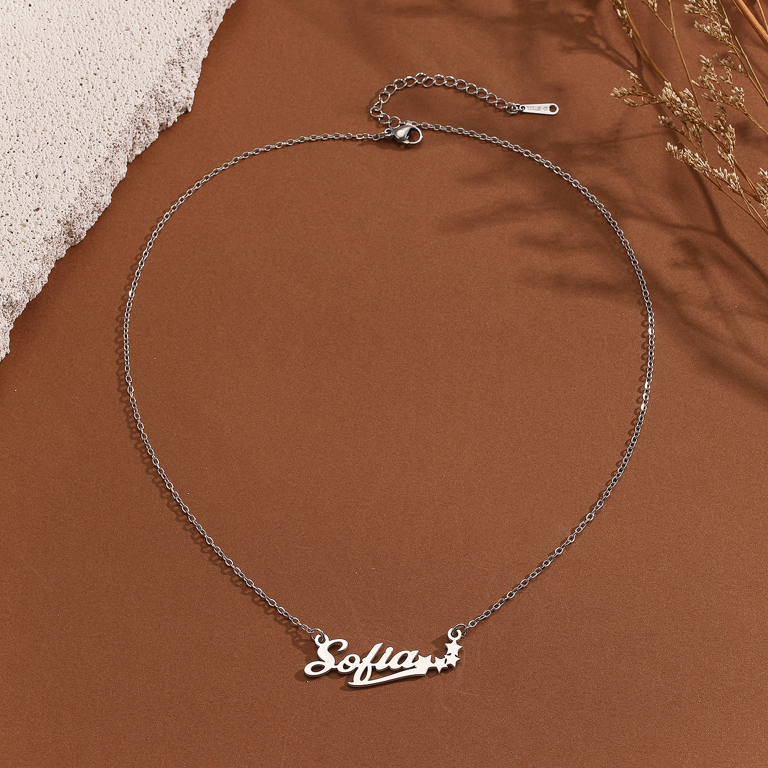 Stainless Steel Star Letter Pe - đánh giá và giá Name Necklace Custom