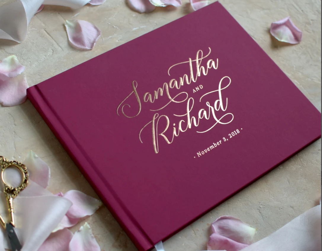 Custom Wedding Guest Book Pers - đánh giá và giá Custom Photo Book