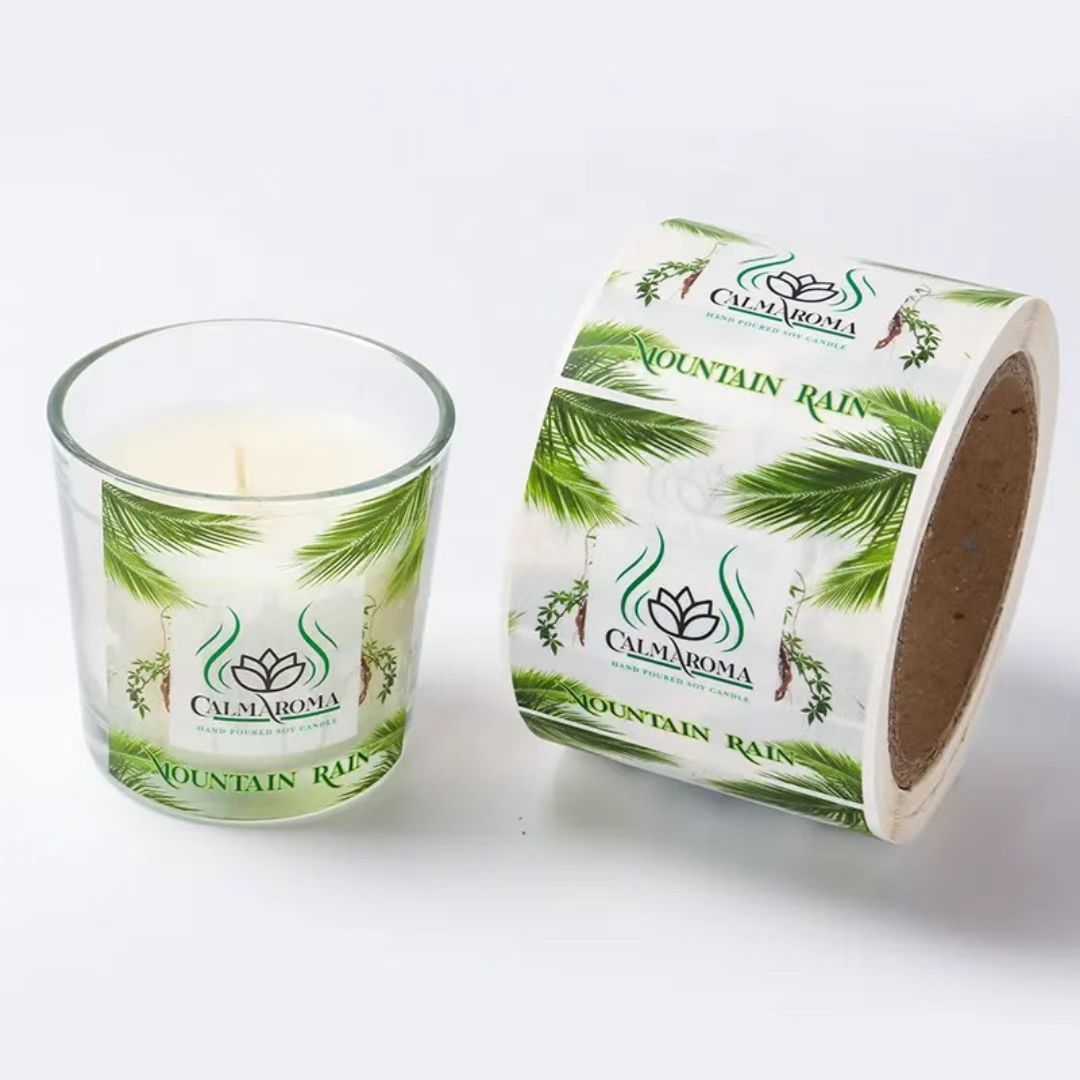 Custom self-adhesive wax seal  - đánh giá và giá Personalised Candle Label