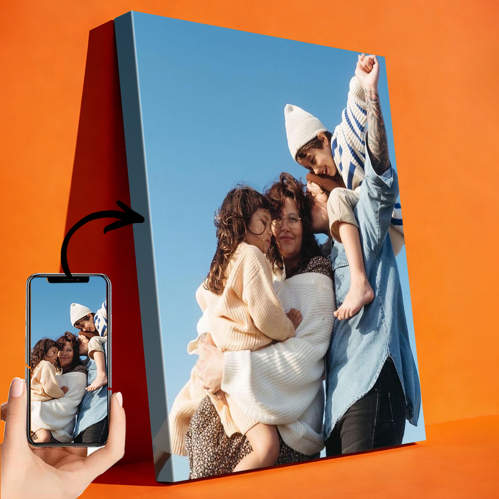 1 Pc Customized Photos on Canv - đánh giá và giá Engraved Wood Frame