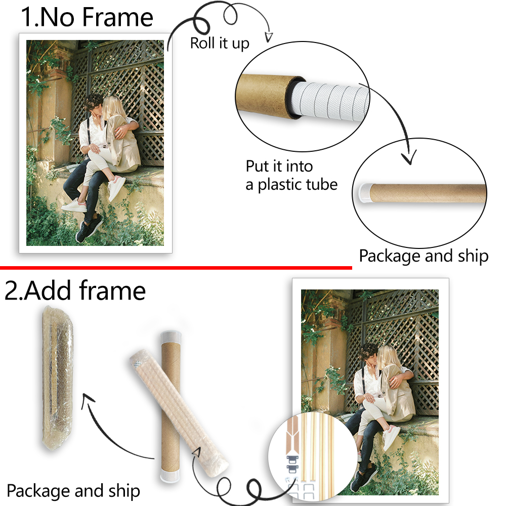 1 Pc Customized Photos on Canv - đánh giá và giá Engraved Wood Frame