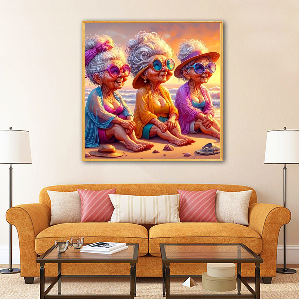 Momoart Diamond Painting Old L - đánh giá và giá Photo Mosaic Print
