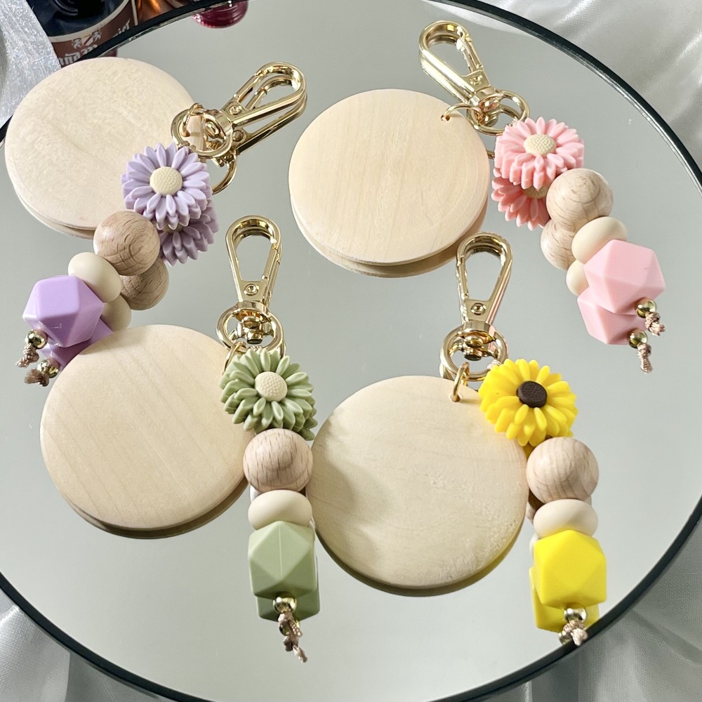 Creative Bamboo Pendant Keycha - đánh giá và giá Initial Ring Custom