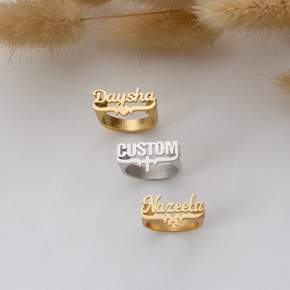 Customized Name Rings, Persona - đánh giá và giá Initial Ring Custom