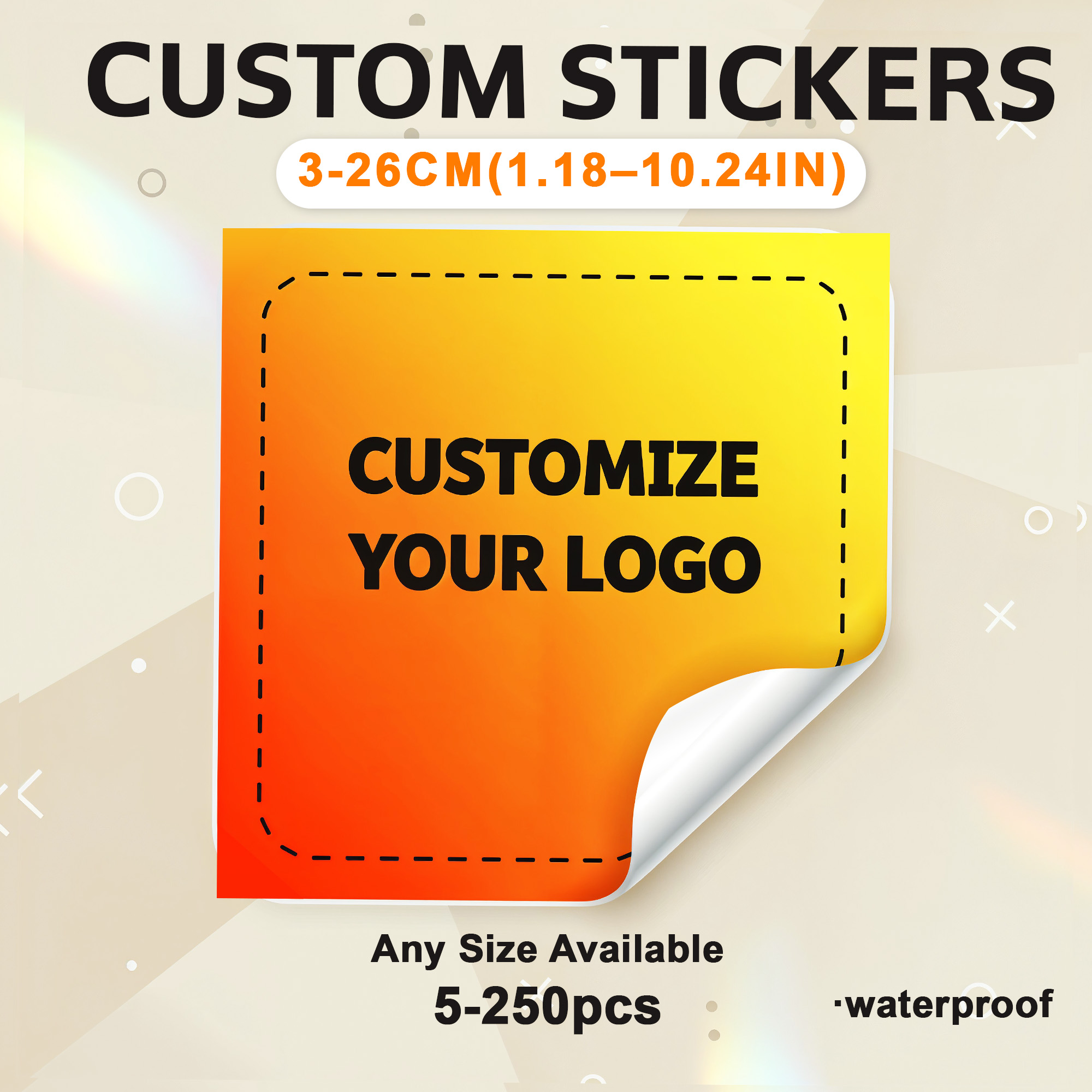 Custom Stickers Waterproof Cus - đánh giá và giá Personalised Candle Label