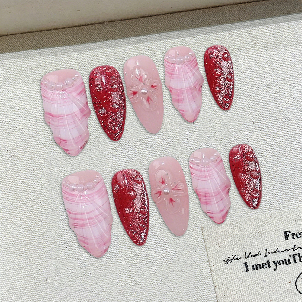 10pcs Medium Almond Handmade P - đánh giá và giá Pressed Flower Art