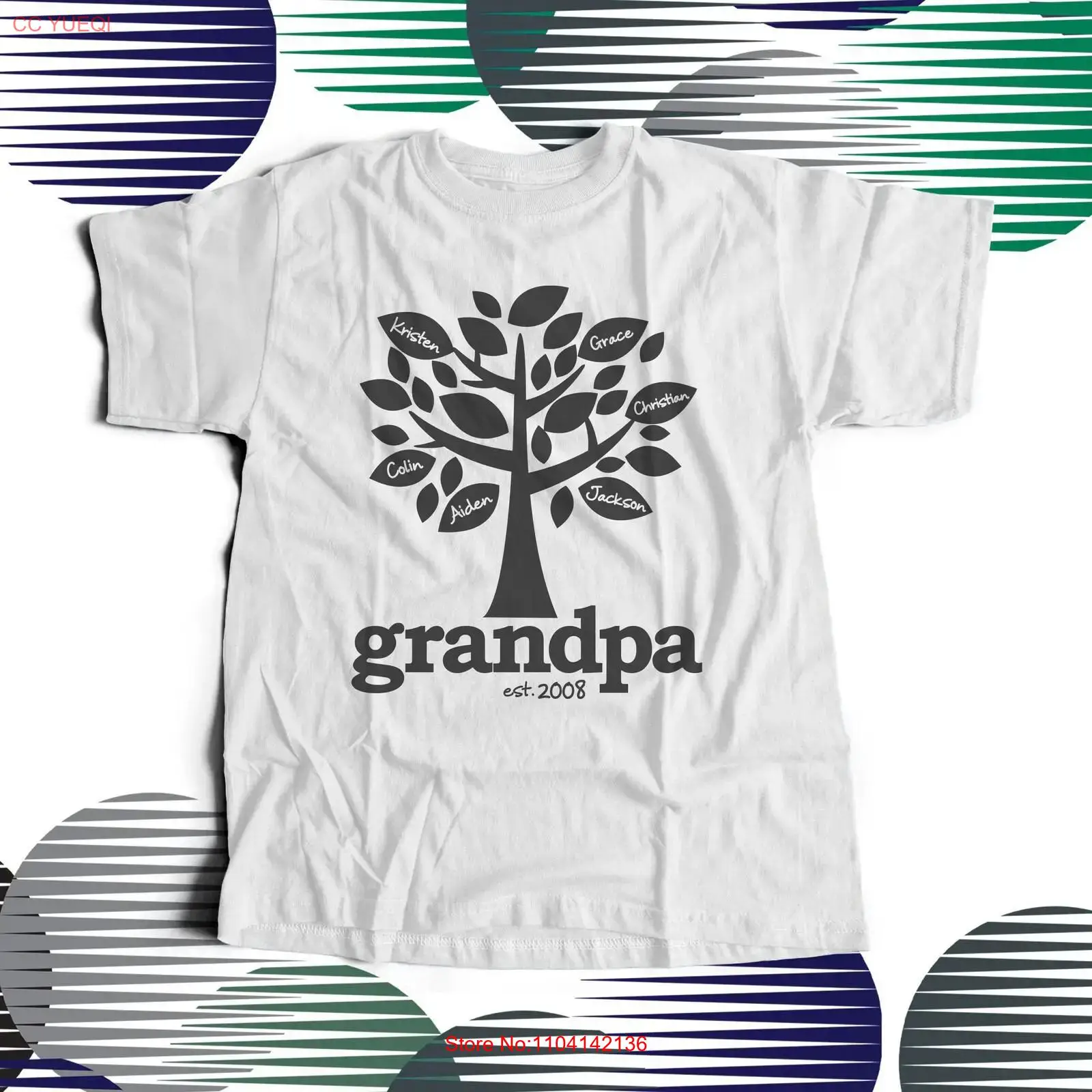 Grandpa shirt family tree esta - đánh giá và giá Family Tree Print