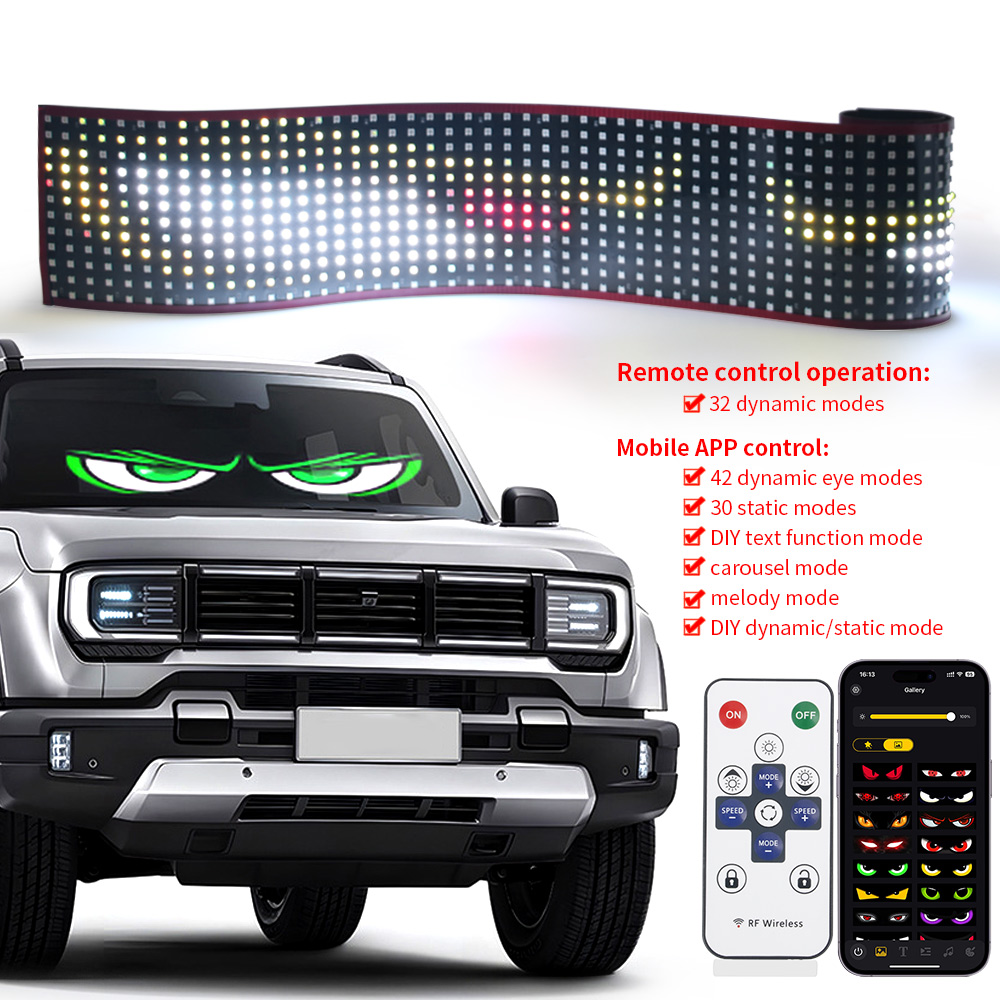 Truck Devil Eyes LED Light APP - đánh giá và giá Custom Map Poster