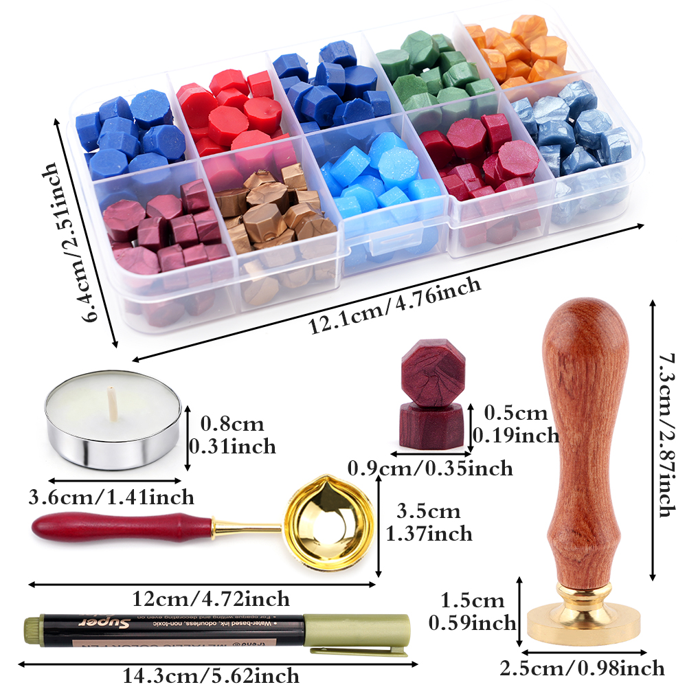 A-Z letter Wax Seal Stamp Kit  - đánh giá và giá Wax Seal Letter Kit