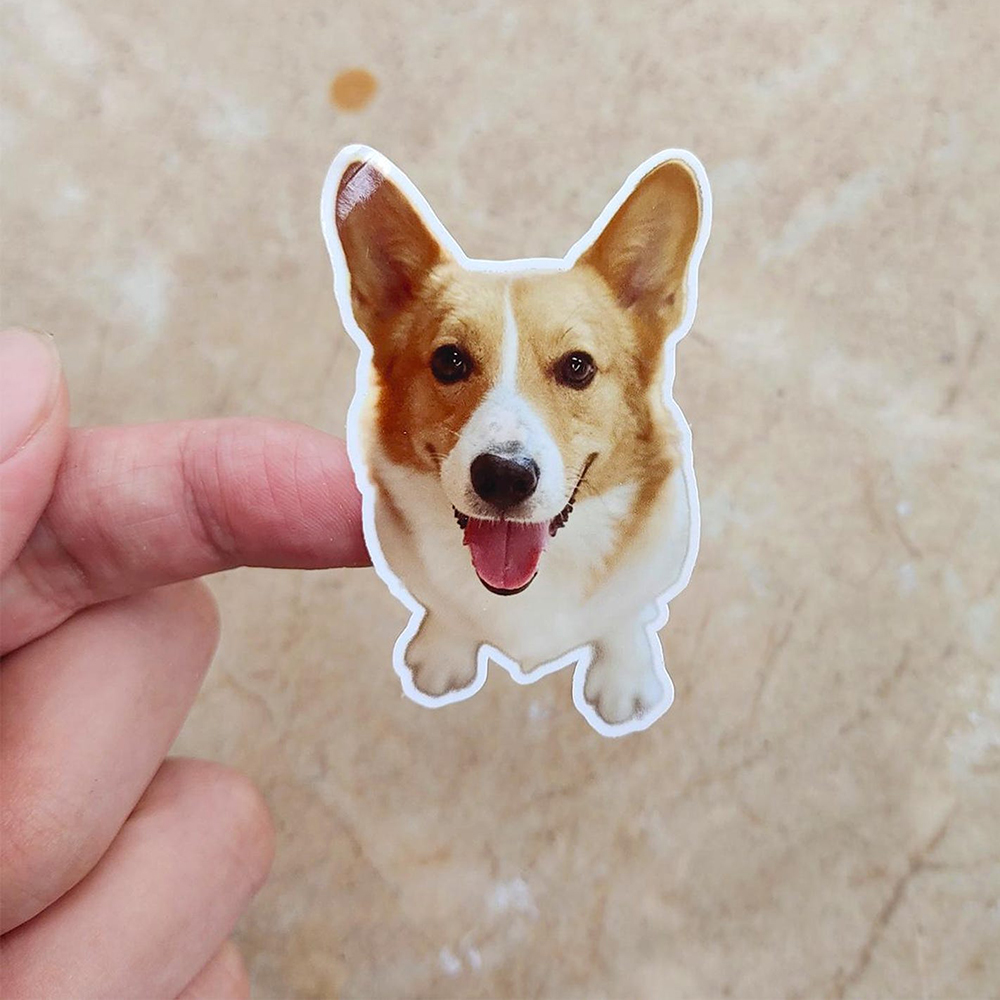 Custom Dog Animal Stickers Fun - đánh giá và giá Pet Portrait Custom