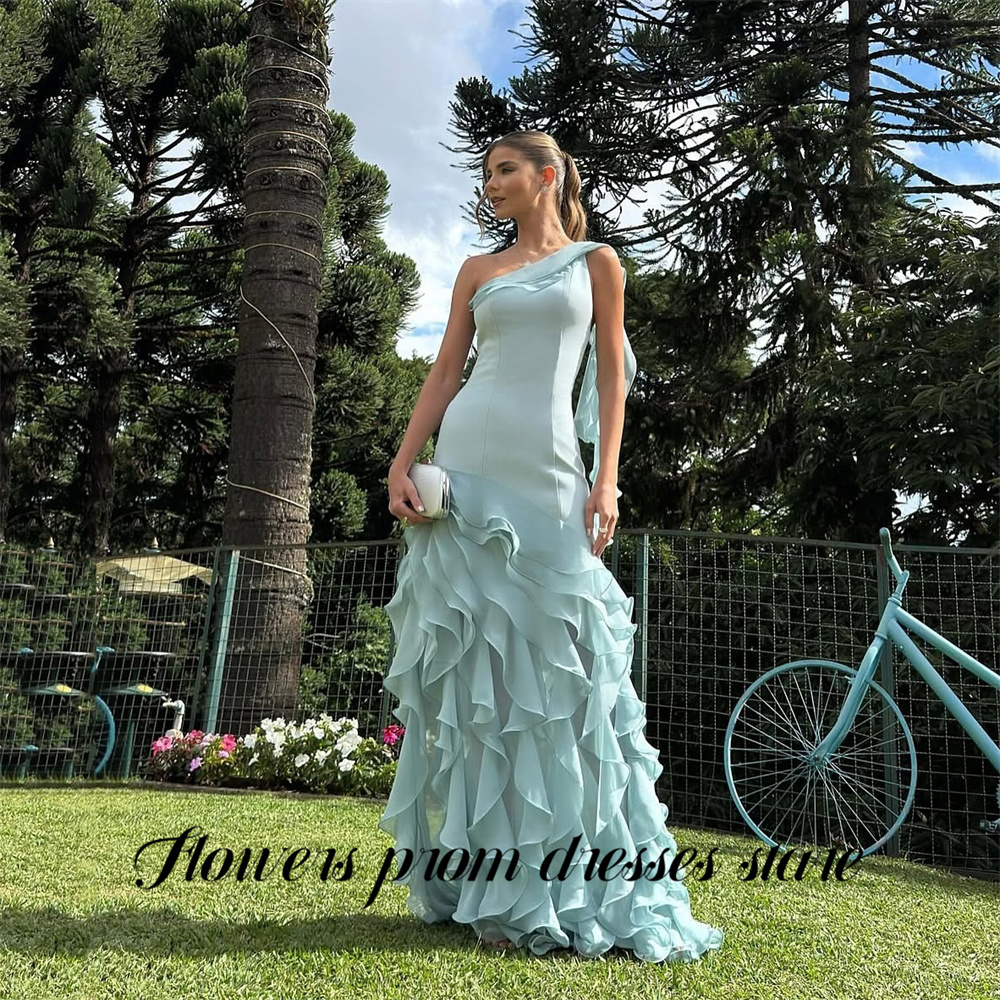 Flowers Sky Blue Party Dress L - đánh giá và giá Custom Night Sky