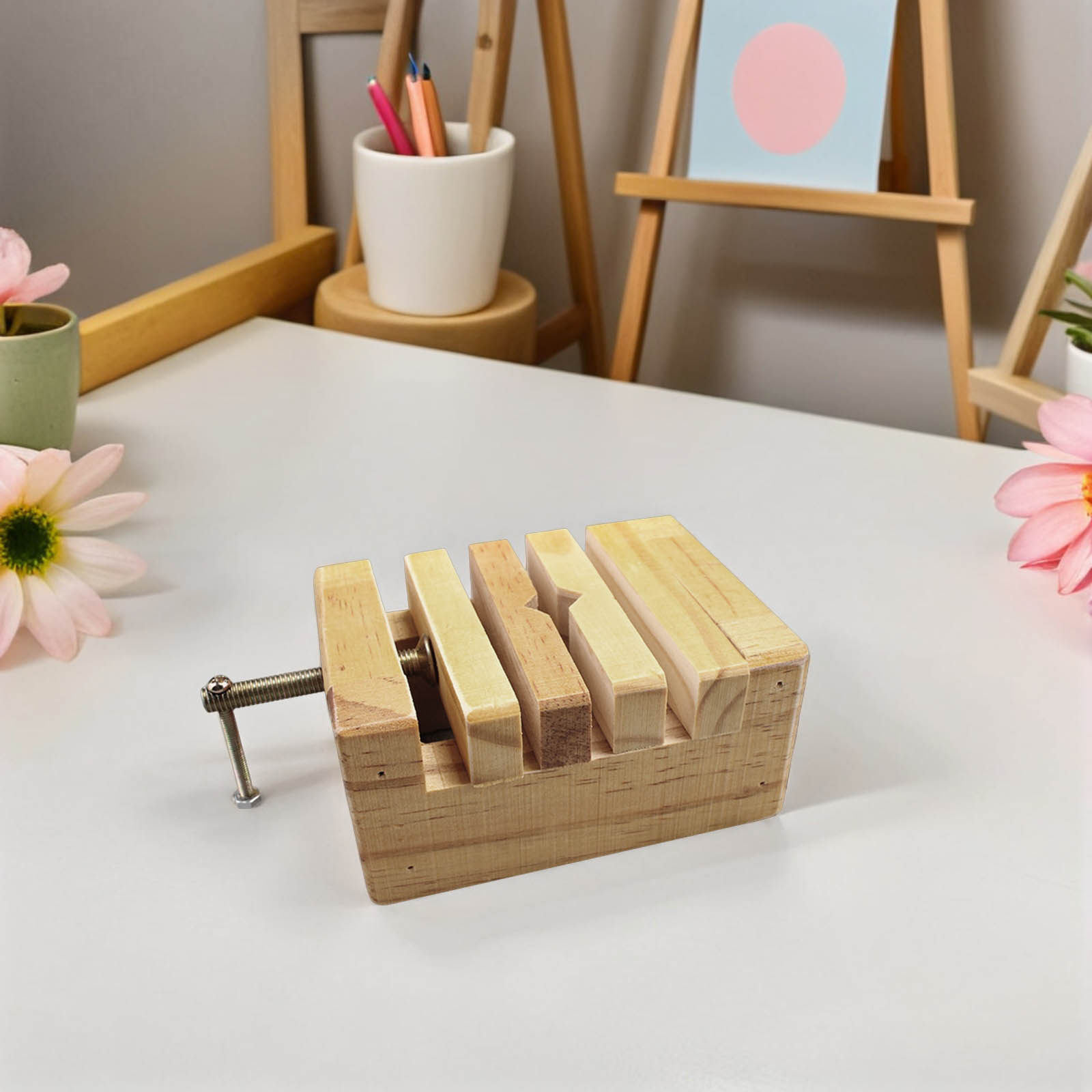 Wooden Seal Engraving Bed with - đánh giá và giá Engraved Wood Frame